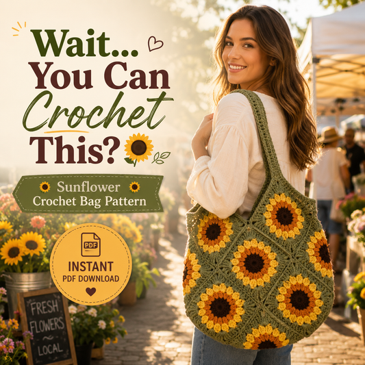 Sunflower Crochet Bag Pattern