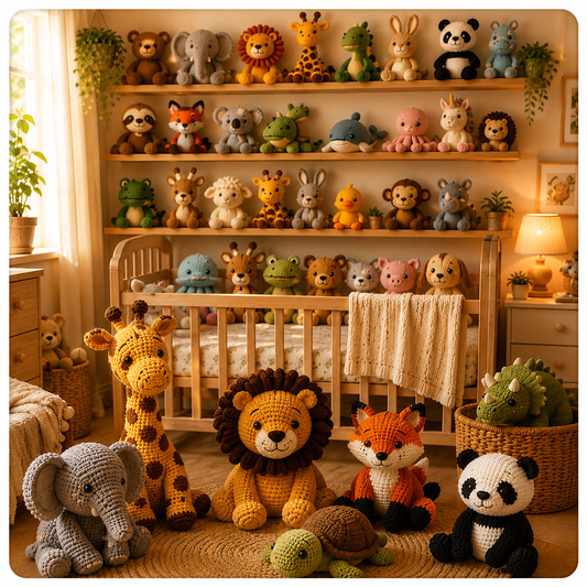 200+ Crochet Animal Patterns Bundle PDF