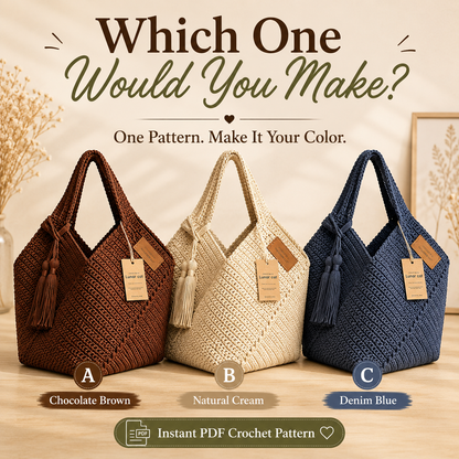 Reusable Crochet Tote Bag Pattern