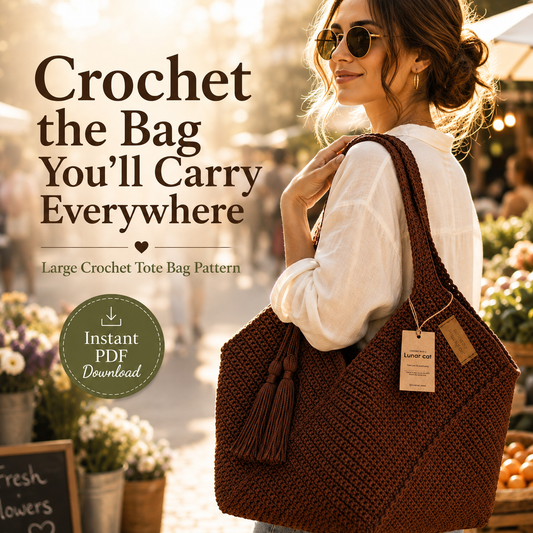 Reusable Crochet Tote Bag Pattern