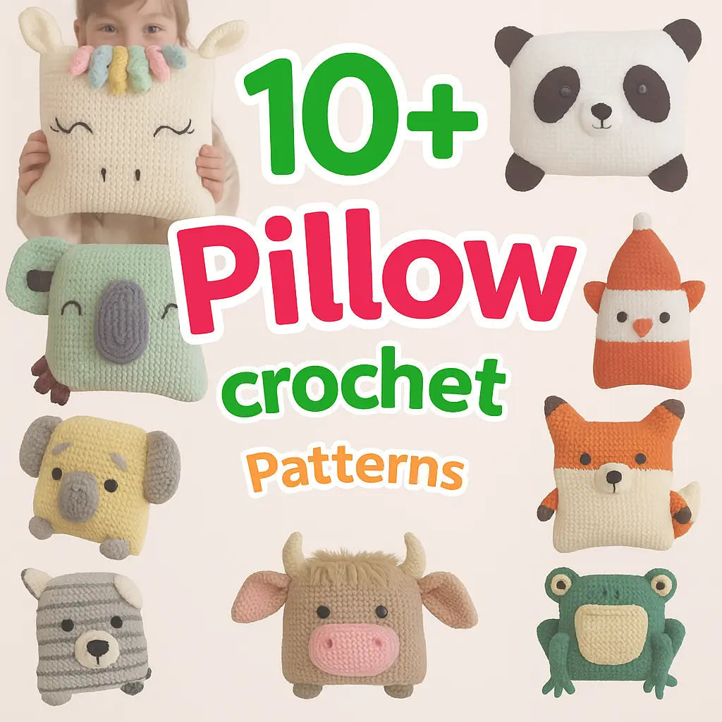 10 In 1 Pillow Crochet Pattern The Crochet Nook