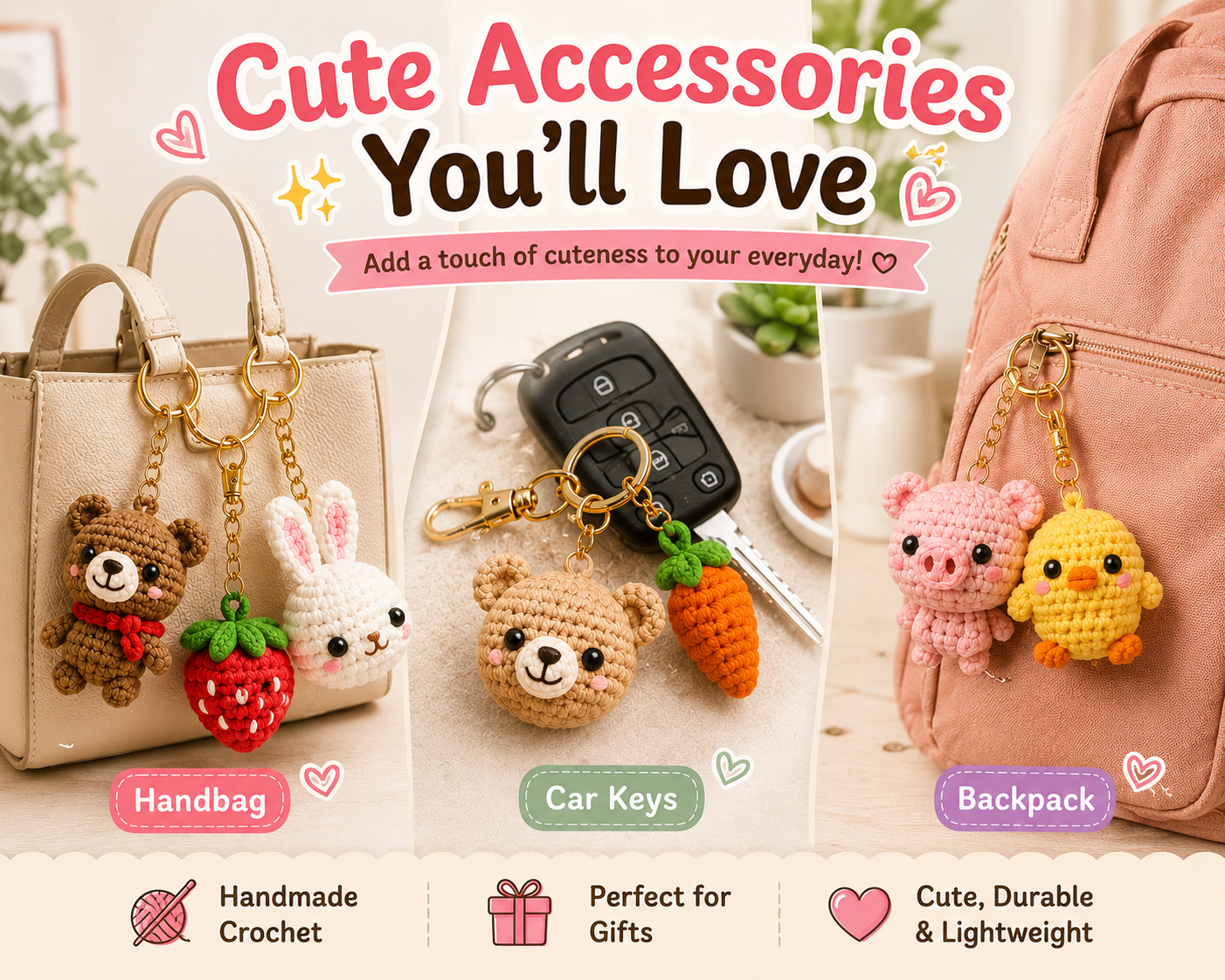 135 Keychain Amigurumi Crochet Pattern Bundle - The Crochet Nok