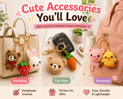 135 Keychain Amigurumi Crochet Pattern Bundle - The Crochet Nok
