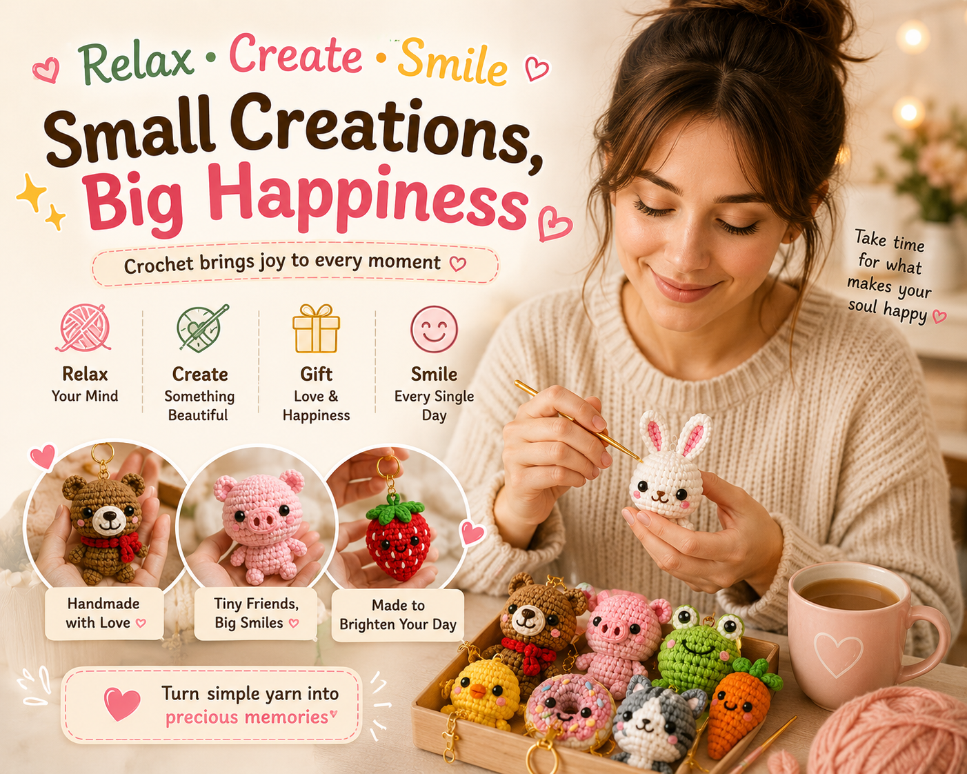 135 Keychain Amigurumi Crochet Pattern Bundle - The Crochet Nok