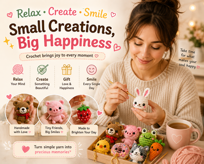 135 Keychain Amigurumi Crochet Pattern Bundle - The Crochet Nok
